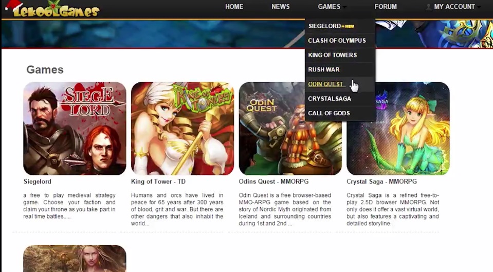 Crystal Saga II is a Free to Play Browser MMORPG Game