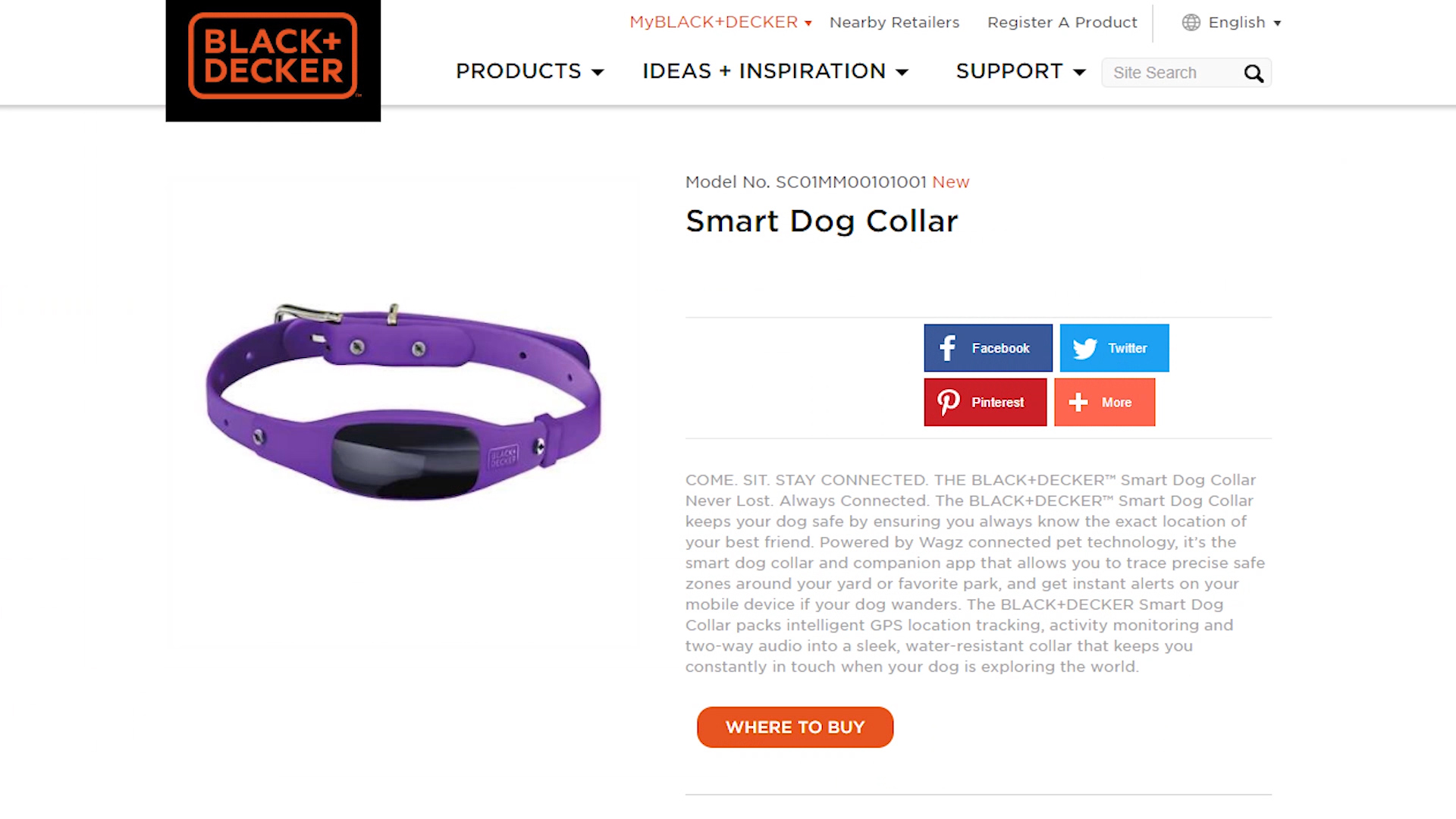 Smart dog collar hot sale black and decker