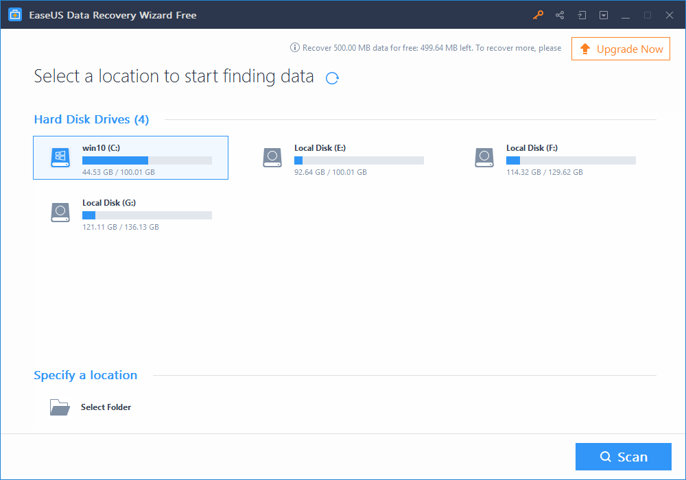 use easeus data recovery