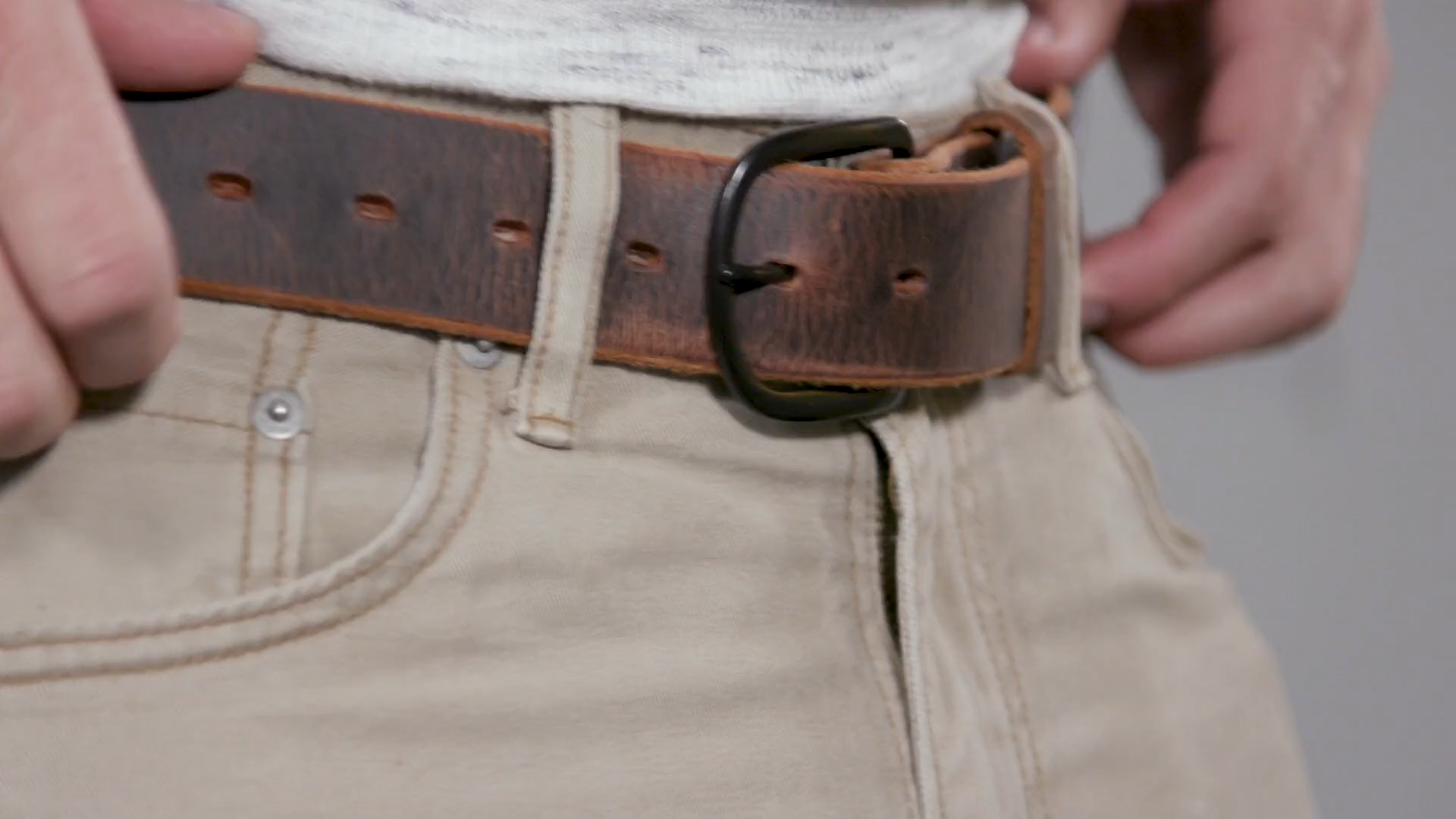 The Bootlegger Leather Belt