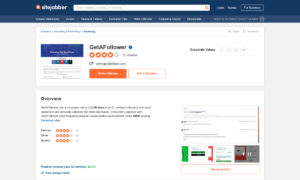 GetAFollower User Reviews